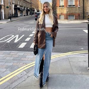 Zara DENIM SKIRT TRF